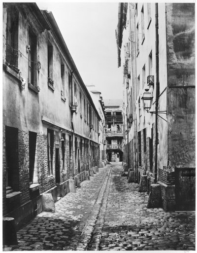 Rue du Fer-a-Moulin, Paris (1858-78) von Charles Marville